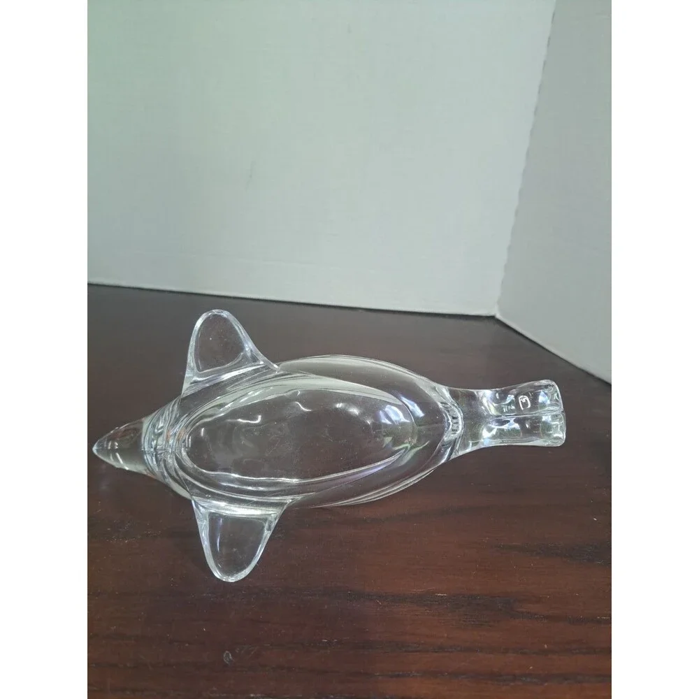 Clear Glass Seal Trinket Dish